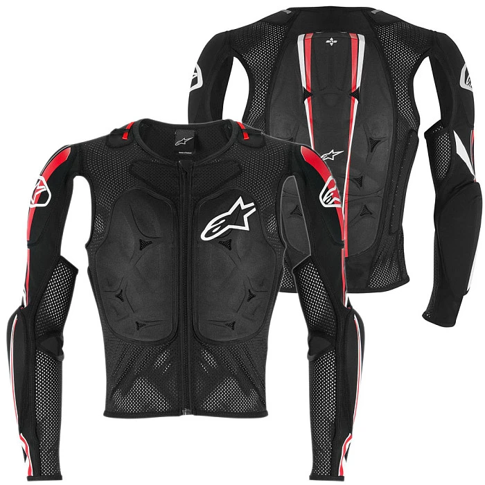 Alpinestars Bionic Pro моточерепаха, красно-черный