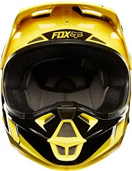 Fox Racing V1 Mastar 2018 Youth шлем подростковый, черно-желтый