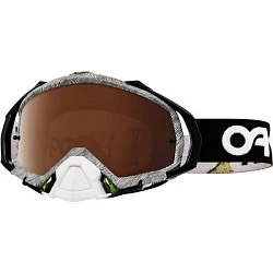Oakley Mayhem Pro Thumbprint мотоочки, коричневая линза (OO7051-41)