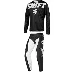 Shift Whit3 Race / York комплект подростковый, черно-белый