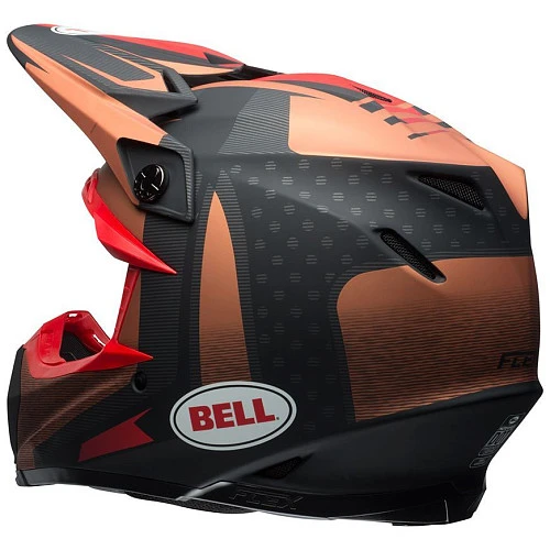 Bell Moto-9 Flex Matte Copper/Black Vice шлем кроссовый