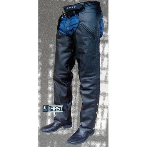 First M8012 Кожаные чапсы с клепками