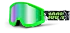 100% Strata Crafty Lime Mirror Green Lens мотоочки