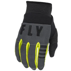 Fly Racing F-16 2022 мотоперчатки, серо-черно-желтый