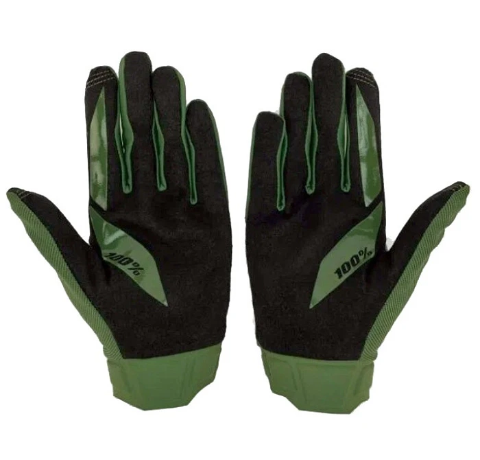 100% Ridecamp Army Green/Black мотоперчатки