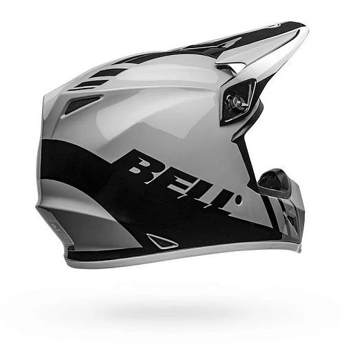 Bell MX-9 Mips Dash Gloss Gray /Black /White шлем кроссовый
