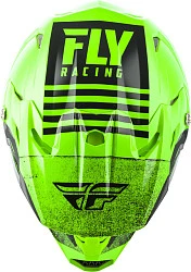 Fly Racing Toxin MIPS Embargo шлем кроссовый, зелено-черный
