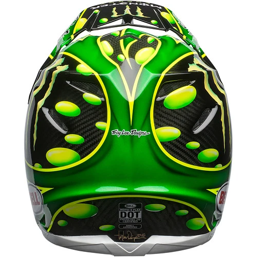 Bell Moto-9 Flex MC Monster шлем кроссовый, зелено-черный