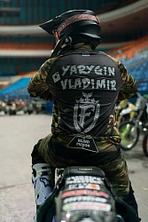 Blind Pigeon мотоштаны, зеленый камуфляж