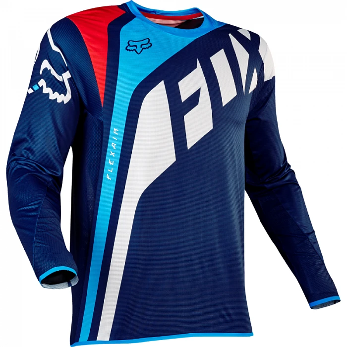 Fox Racing Flexair Seca джерси, темно-синий