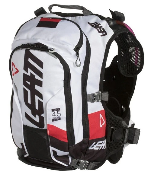 Leatt GPX 4.5 Hydra Chest Protector Black/White панцирь, рюкзак-гидропак, черно-белый