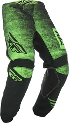 Fly Racing Kinetic Noiz мотоштаны, черно-зеленый