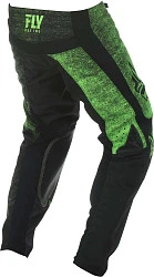 Fly Racing Kinetic Noiz мотоштаны, черно-зеленый