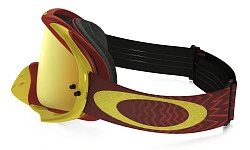 Oakley Crowbar Shockwave 24K Iridium мотоочки, красно-желтый, желтая линза