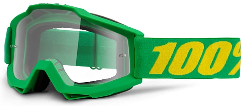 100% Accuri Forrest Clear Lens мотоочки, зелено-желтый