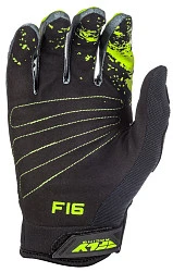 Fly Racing F-16 2018 мотоперчатки, черно-желтый