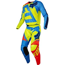 Fox Racing 180 Nirv комплект, желто-синий
