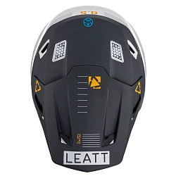 Leatt Kit Moto 8.5 V23 Metallic шлем кроссовый + Velocity 5.5 мотоочки