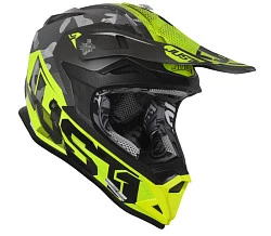 Just1 J32 Pro Swat Camo Yellow Fluo шлем детский, желто-черный