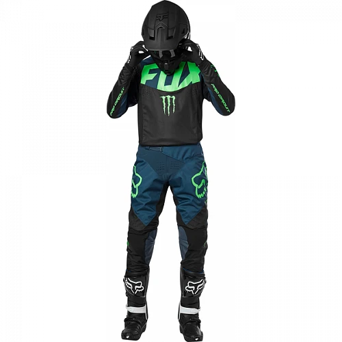 Fox Racing 360 PC комплект, сине-черно-салатовый