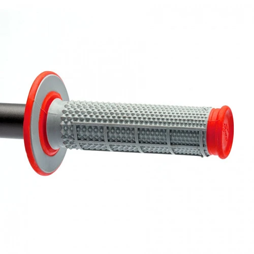 Renthal MX Dual Compound Tapered Half Waffle грипсы на руль, красный