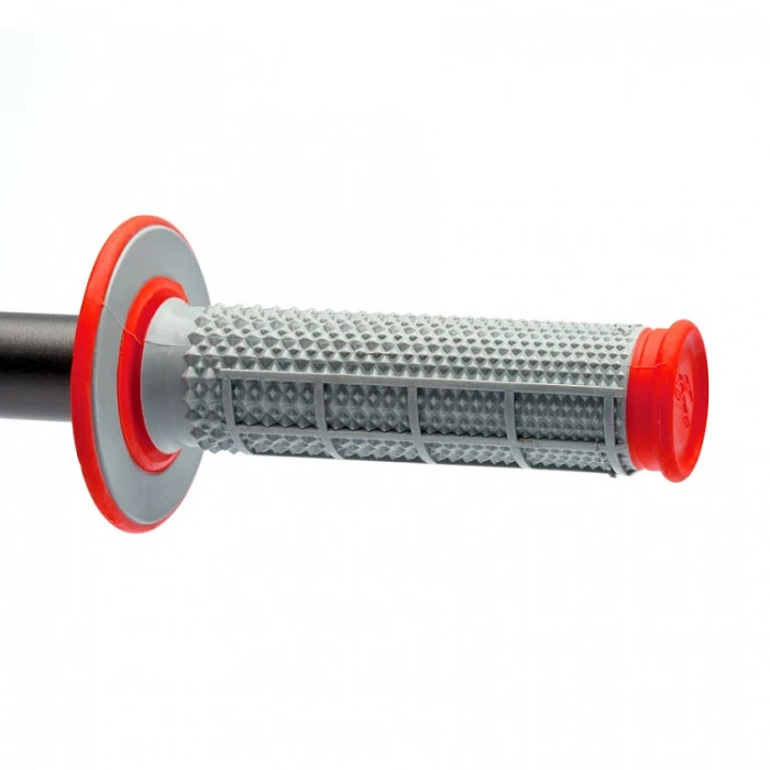 Renthal MX Dual Compound Tapered Half Waffle грипсы на руль, красный