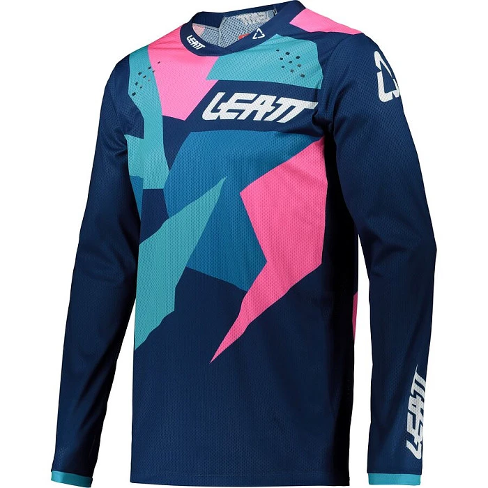 Leatt GPX 4.5 Lite 2021 Blue/Pink джерси