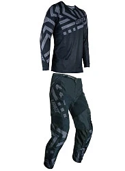 Leatt 3.5 Ride Kit Mini 2024 Stealth комплект детский, мотоштаны + джерси