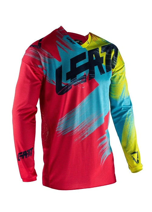 Leatt GPX 4.5 Lite 2019 джерси, красно-желтый