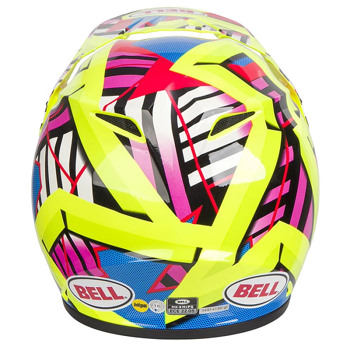 Bell MX-9 Mips Tagger Double Trouble Hi-Viz / Yellow шлем кроссовый