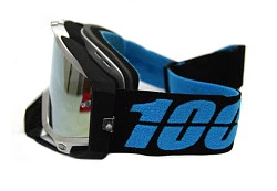 100% Racecraft Plus Daffed Injected Silver Flash Mirror Lens мотоочки