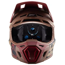 Leatt Kit Moto 8.5 V24 RubyStone шлем кроссовый + Velocity 5.5 мотоочки