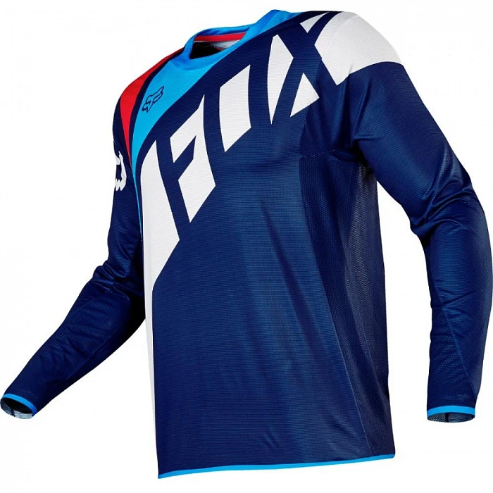 Fox Racing Flexair Seca джерси, темно-синий