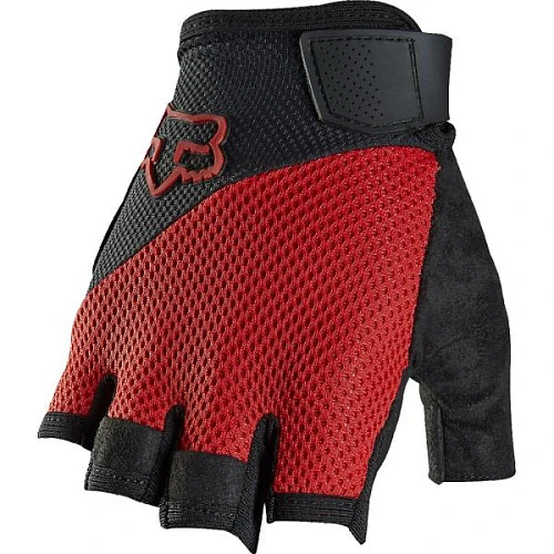 Fox Racing Reflex Gel Short велоперчатки без пальцев, черно-красный