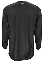 Fly Racing Kinetic Fuel джерси, черно-белый