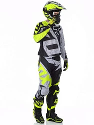 Fox Racing 180 Nirv комплект, серо-желтый