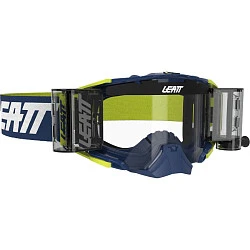 Leatt Velocity 6.5 Roll-Off Ink/White/Yellow / Clear мотоочки, двойная линза