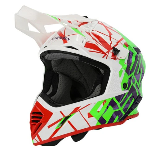 Acerbis X-Track 22-06 Green/White шлем внедорожный, зелено-белый