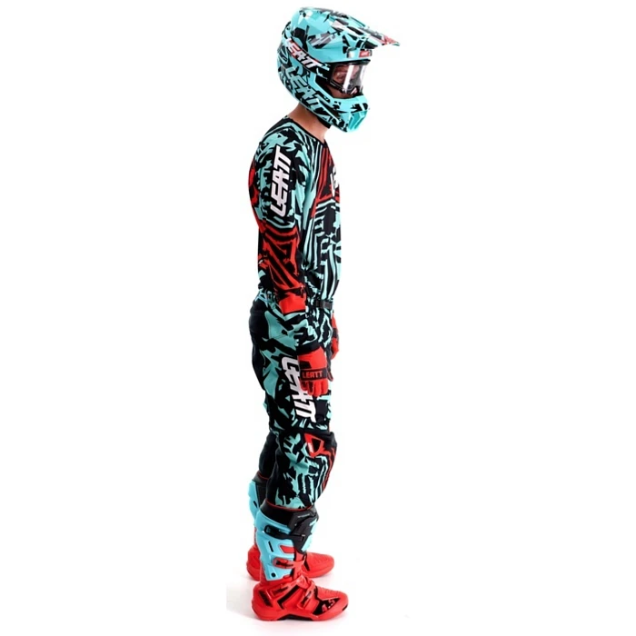 Leatt 3.5 Ride Kit Mini 2023 Fuel комплект детский, мотоштаны + джерси
