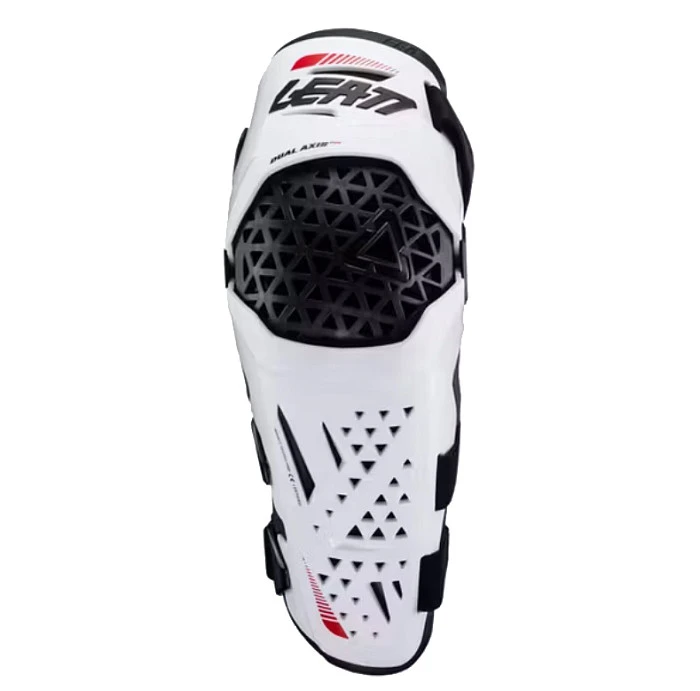 Leatt Dual Axis Pro White шарнирные наколенники, белый
