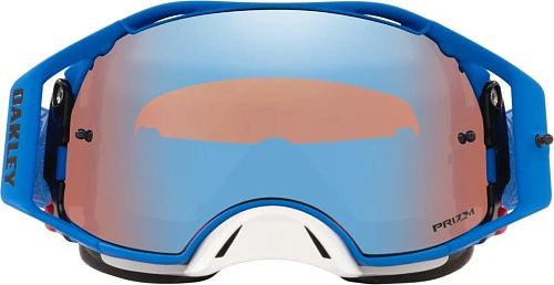 Oakley Airbrake Heritage Stripe Blue / Prizm MX Sapphire Iridium мотоочки (OO7046-97)