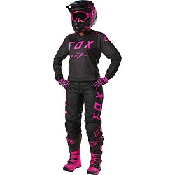 Fox Racing 180 Womens 2017 комплект женский, черно-розовый