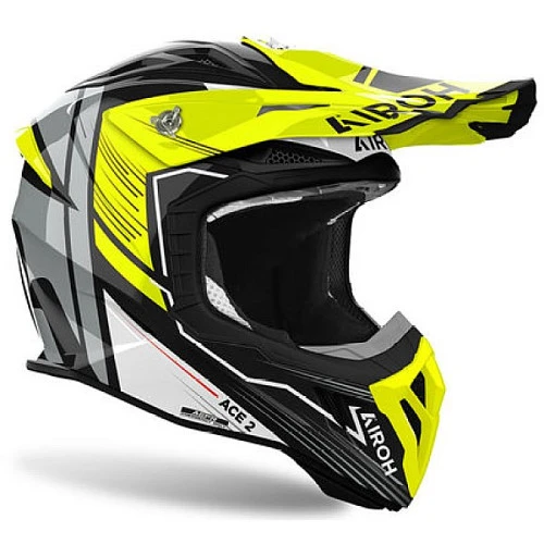 Airoh Aviator Ace 2 Engine Yellow шлем внедорожный, желтый