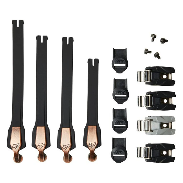 Fox Instinct Offroad Strap/Pass/Buckle Kit стрепы к мотоботам с застежками, черный (4 шт.)