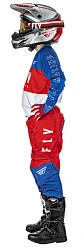 Fly Racing F-16 2022 комплект подростковый, красно-бело-синий
