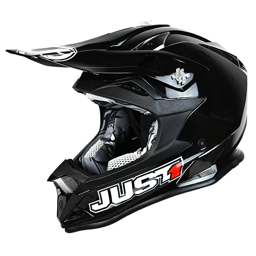 Just1 J32 PRO Solid шлем кроссовый, черный матовый