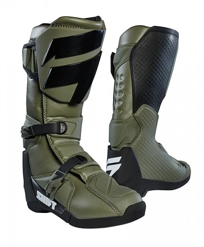 Shift White Label 2018 мотоботы, зелено-черный