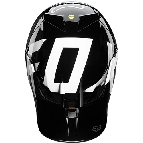 Fox Racing V3 Preest LE шлем кроссовый, черно-красный