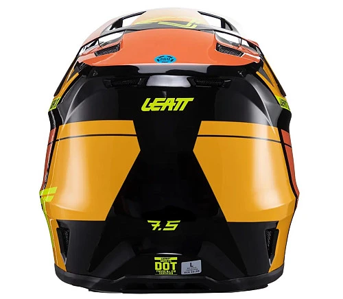 Leatt Kit Moto 7.5 V24 Citrus шлем кроссовый + Velocity 4.5 мотоочки