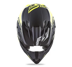Fly Racing Kinetic Fullspeed 2017 шлем кроссовый, черно-желтый